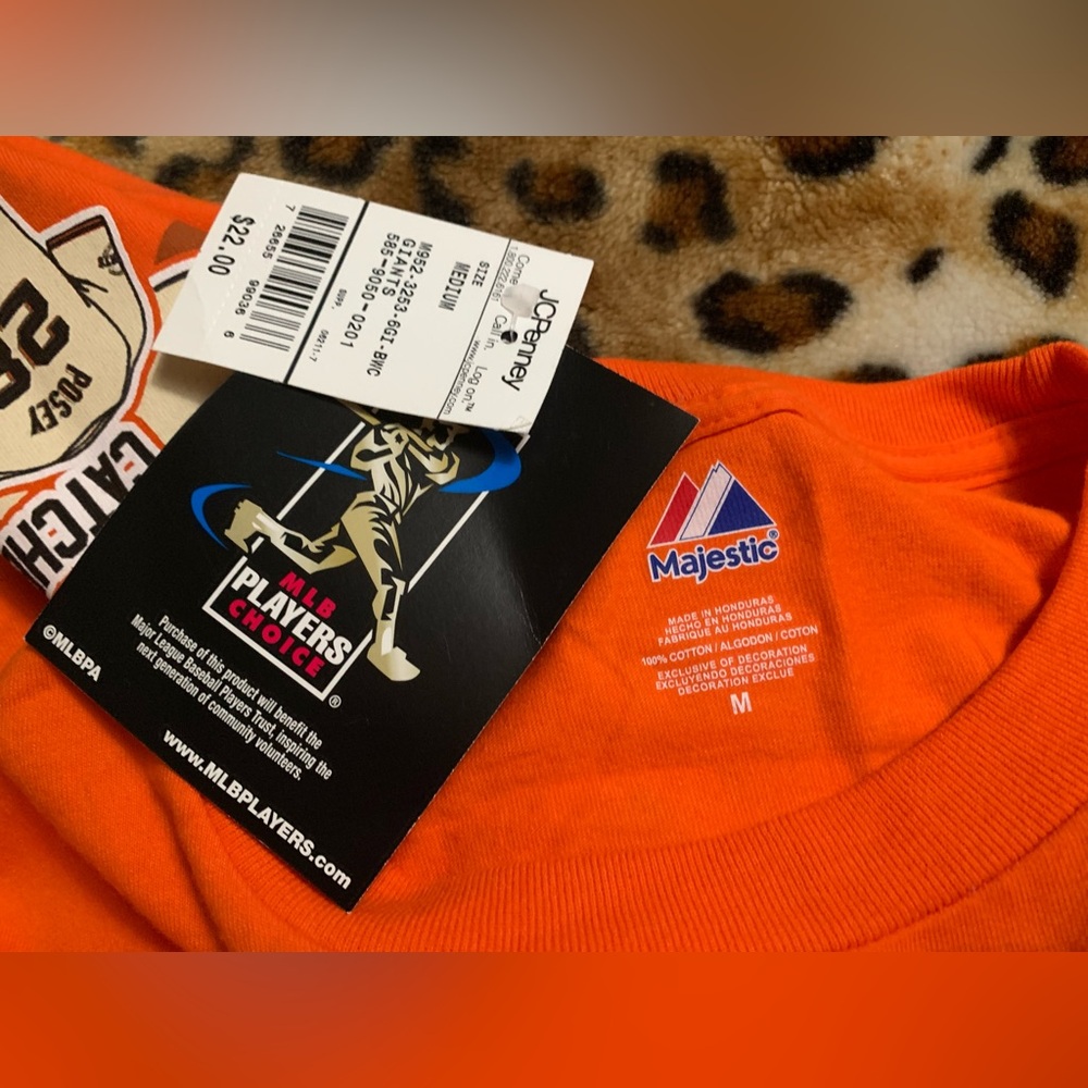 San Francisco Giants 2010 World Series champions majestic t shirt medium NWT - Picture 5 of 5